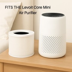 Nispira 3-In-1 True HEPA Carbon FIlter Levoit Air Purifier Core Mini 1 Pk
