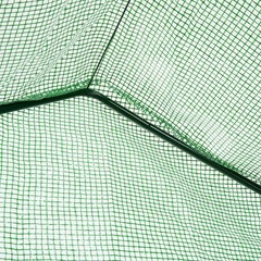 4.67 x 2.4 ft Walk-in Greenhouse Garden Hot House with 4 Shelves Roll-Up Door