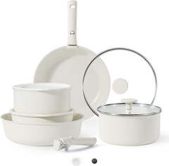 Pots and Pans Set Non Stick, Cookware Sets, Kitchen Set, Oven/Fridge Safe, Space