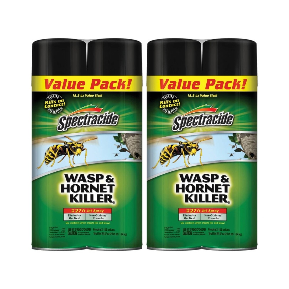 6 Pack Spectracide Wasp and Hornet Killer, 18.5 oz