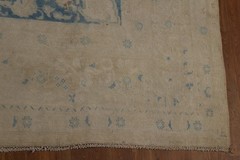Muted Traditional Area Rug 10×13 Handmade Wool Distressed Floral for Any Room