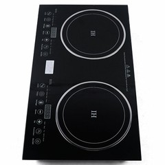 Induction Cooktop 2 Burners Electric Hob Cook Top Stove Ceramic Cooktop 110V