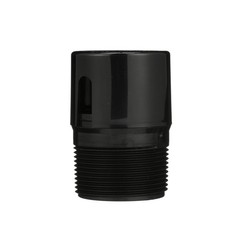Oatey 39012 1.5 in. NPT ABS in-Line Vent, Black