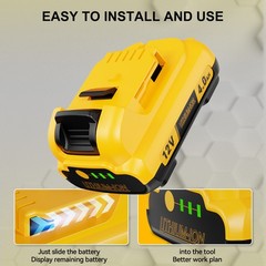 2Pack 12v 4.0Ah 12 Volt Max Lithium Battery For Dewalt DCB127-2 DCB120 DCB121 US