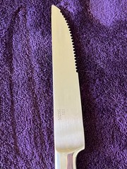 Cuisinart High Carbon Stainless Steel Hammered Handle Steak Knife C77SSH17PB-STK