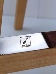 imarku 5″ FORGED STEAK Knife, Honed Razor-Sharp from HIGH-CARBON Steel, NEW!