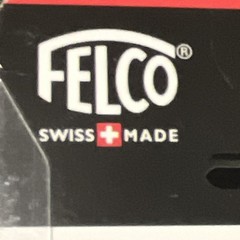FELCO 5 Swiss Made Standard Pruning Shears 25mm Steel Blade Red/Black