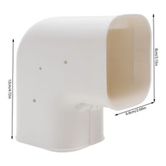 3″W 15Ft L Air Conditioner PVC Line Cover Kit For Air Condition Duct Protection