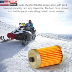 10 PCS Gas Inline Fuel Filters with Magnet for Kawasaki Kohler Lawn Mower Small