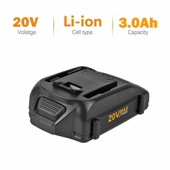 2pack For WORX 20V MAX Extend Lithium Battery 20 Volt WA3520 WA3525 / Charger