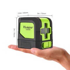 Huepar Green Laser Level DIY Cross Line Laser Self Leveling 9011G Bright Green