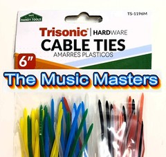 100 Pack Assorted Colors 6 inch Wire Cable Ties Nylon Zip Tie Down Wraps Straps