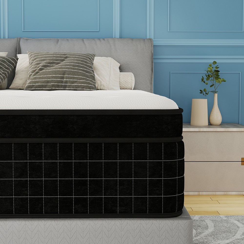 12″14″ Gel Memory Foam Hybrid Spring Mattress Twin Full Queen King Size In a Box