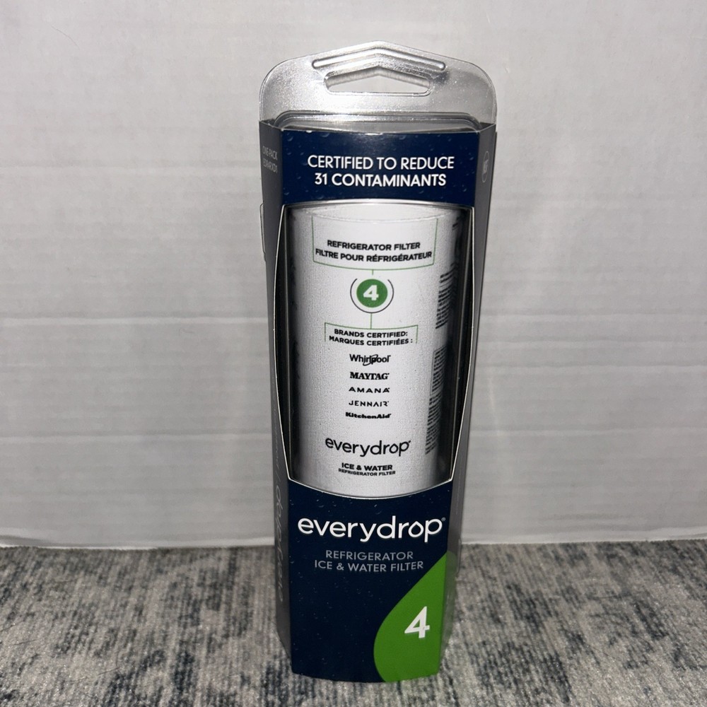 NEW-Everydrop by Whirlpool Ice and Water Refrigerator Filter 4, EDR4RXD1-Single