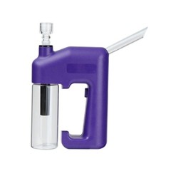 HUISFUN Electric Heavy Bon g Water Pipe Smoking Bon g Beaker Spiral Glass Tube
