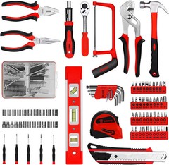 DEKOPRO Tool Set:228 Piece Home Tool Kit, Household Basic Repair Tool Set Comes