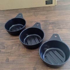 VERMICULAR Mini Skillet 3 Piece Set and Tray Shallow and Deep Type JAPAN NEW