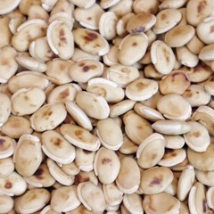 Dried White Hyacinth Bean White lablab bean Bai bian dou 1lb and 0.5 lb九龍堂 炒白扁豆