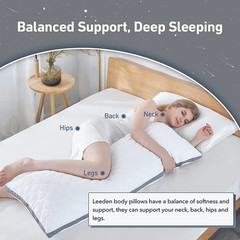 Body Pillows for Adults Long Pillows for Sleeping 21×54 in Firm Full Body Pillow
