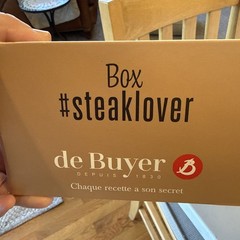 De Buyer Mineral B Round Carbon Steel Fry Pan,, 10 “ Steak Lover 3 Piece Set