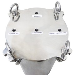 Large Flow 20L Dia. 10.3in Dispenser Pressure Tank Dispensing Storage Bucket New