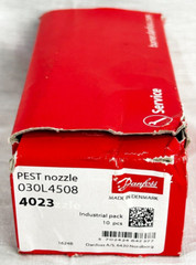pack of 10 DANFOSS/HAGO 030L4508 4023 HP NOZZLE NICKEL SILVER **WITH O-RING**