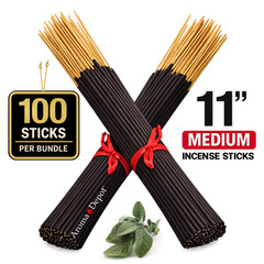 Incense Sticks 11″ Sage Bulk Hand Dipped Charcoal Wholesale Home Fragrance