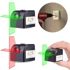 Mini Cross Red / Green Laser Level 2 Lines Horizontal and Vertical Cross Line vP