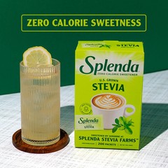 SPLENDA Stevia Zero Calorie Sweetener, Sugar Substitute Packets, 200 Count