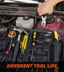 40-Piece Tool Set – General Household Hand Tool Kit with Plastic Toolbox Storage