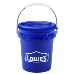Lowe’s 0.4-quart BPA-Free Food-Grade Polypropylene Mini bucket Lid(s) Included.