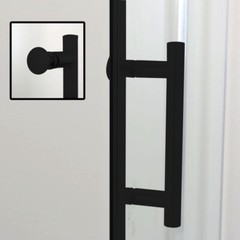 SUNNY SHOWER 26-36″ x72″ Pivot Shower Door Frameless 1/4″ Glass Panel