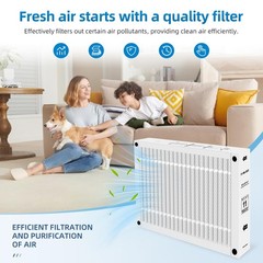 X6673 Air Filter Compatible with Lennox X6673 HCF20-11,FC100A1037 MERV 11 AC …