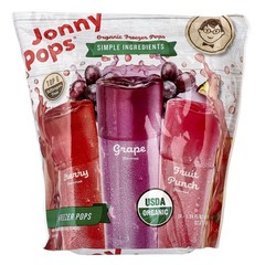 Organic Freezer Pops, Cherry, Grape, Fruit Punch , 24 Count, 1.35 fl oz (40 ml)