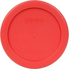 Pyrex Replacement Lid for 1 Cup 236 ml Red Storage Cover 4″ 7202-PC 4 Pack NEW!
