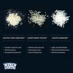 Light Grey Celtic Sea Salt 1 Pound Resealable Bag – Additive-Free, Delicious Sea