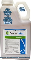 1 Gal Demon Max Pest Insect Control Insecticide 25.3% No Shippin to NY CT or VT