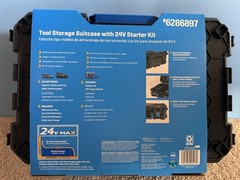 BRAND NEW – Kobalt 24v 2 -Pack Lithium-ion ( 2Ah 4Ah Battery kit w/ toolbox)