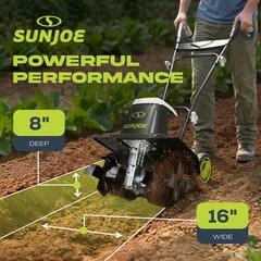 Sun Joe 12-Amp 6 Steel Tines Electric Corded Garden Cultivator (Open Box)