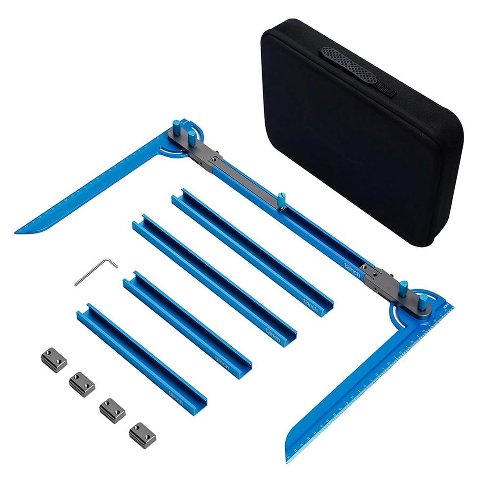 Stair Tread Template Tool Aluminum Alloy Jig Accurately Measuring Angle Length