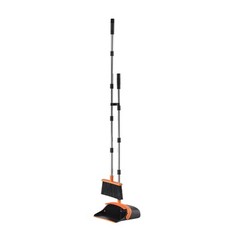Broom and Dustpan Set with Self-Cleaning Teeth for Home Office Restaurant