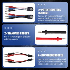 110 Pcs Automotive Circuit Test Lead Kit, Multimeter Test Leads Kit… Fast Ship