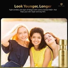 NAD+ Anti-Aging Serum – Boost Cellular Energy, Firm Skin & Reduce Wrinkles – wit
