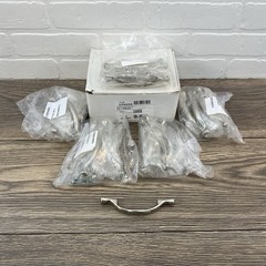 Lot Of 25 Brushed Satin Nickel Silver 5″ New Drawer Pulls