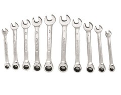 Performax 10 Piece SAE & Metric Ratcheting Combination Wrench Set – 72-Tooth