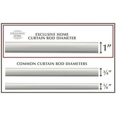 Vine Curtain Rod Finial Set Adjustable Iron Silver Floral Design 66-120 inch New