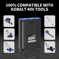 2Pack For Kobalt 40V MAX 6.0Ah Li-Ion Battery KB440-03 KB540C-06 KB540-06 KB2540