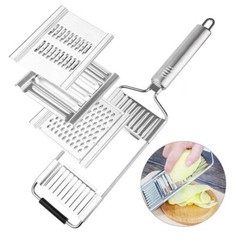 4 in 1 Vegetable Slicer Shredder Grater Cutter Manual Carrot Potato Grater Lot