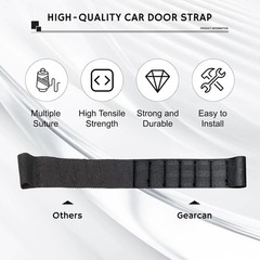 Door Limiting Straps 2PCS Heavy Duty for Jeep Wrangler 1996-2024 1000LB Tensile