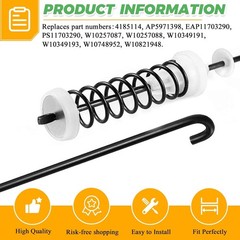 W10780048 Washer Suspension Rod Kit For Whirlpool Kenmore Washing Machine NEW